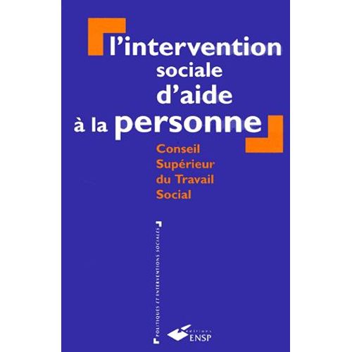 L'intervention Sociale D'aide À La Personne