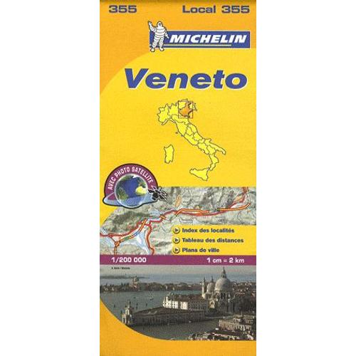 Carte Italie N°355 1/200 000 Veneto (Venise)  Ed 02/2008