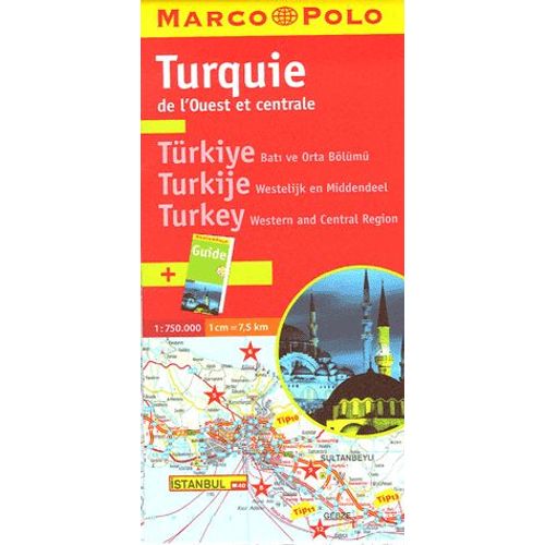 Turquie De L'ouest Et Centrale - 1/750 000