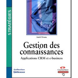 Gestion Des Connaissances - Applications Crm Et E-Business
