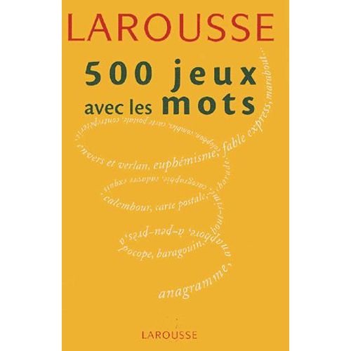 500 Jeux Avec Les Mots