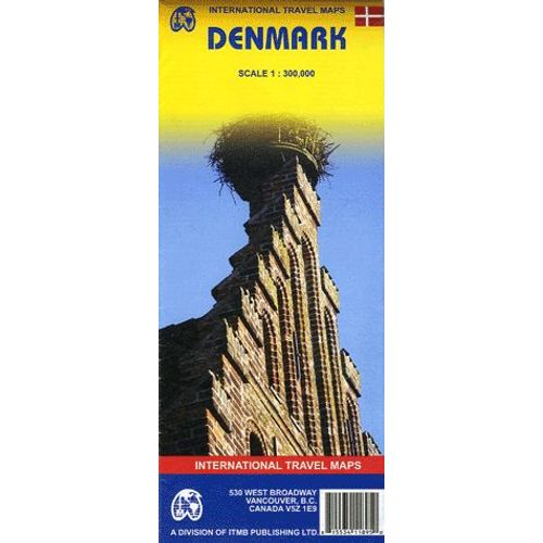 Denmark Travel Reference Map 1 : 300 000
