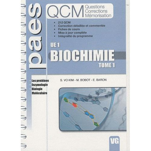 Biochimie Tome 1