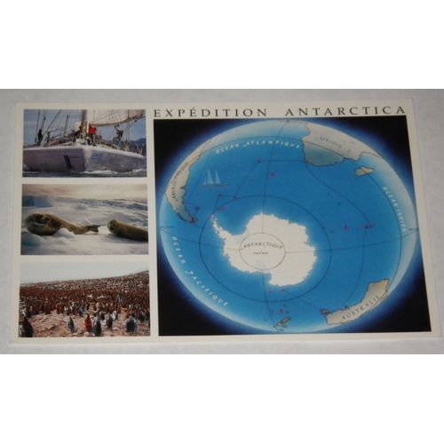 Expedition Antarctica 1991 Antarctique Pole Sud Bateau Animaux Dates Expedition Au Verso