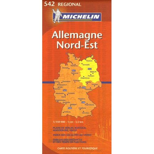 Allemagne Nord-Est - 1/350 000