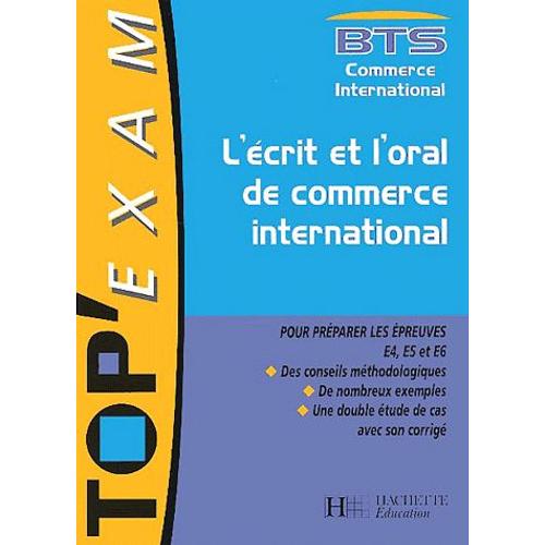 L'écrit Et L'oral De Commerce International Bts Commerce International