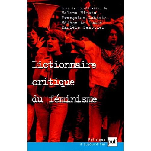 Dictionnaire Critique Du Féminisme