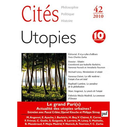 Cités N° 42/2010 - Utopies