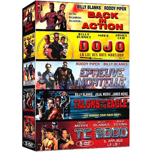 Action Aventure - Coffret 5 Films N° 1 : Back In Action + Dojo + Epreuve Mortelle + Talons Of The Eagle + Tc 2000 - Pack