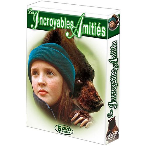 Les Incroyables Amitiés - Coffret 5 Films : Mon Amie Mel + Grizzly Adams + Mon Ami Masha + Kin - Sur La Piste Des Éléphants + Nico La Licorne - Pack