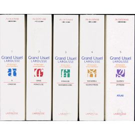 Grand Usuel Larousse Coffret 5 Volumes | Rakuten