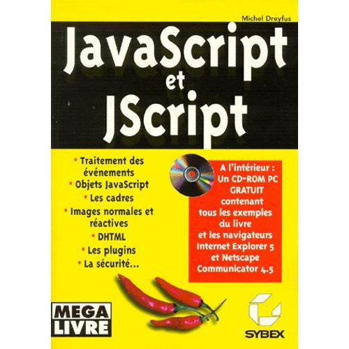 Javascript Et Jscript - Avec Un Cd-Rom