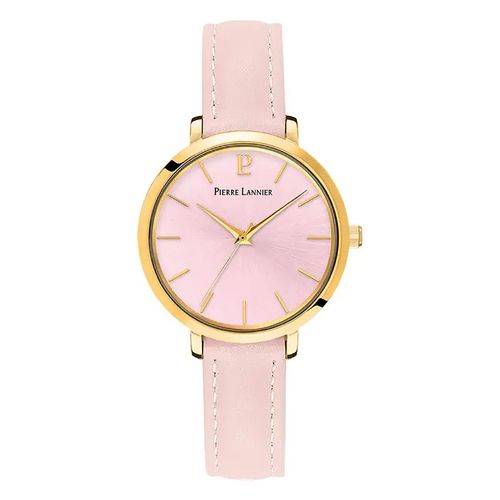 Montre Femme Pierre Lannier Chouquette Cuir Rose