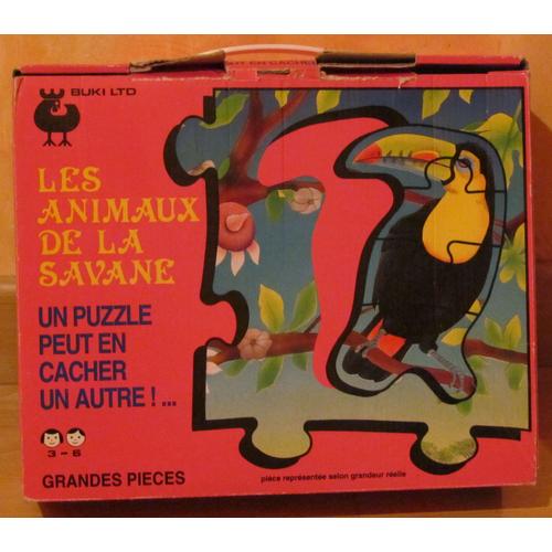 Puzzle 200 p XXL - Animaux de la savane, Puzzle enfant