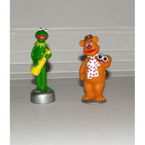 2 Figurines Muppet Show Kermit Et Fossie
