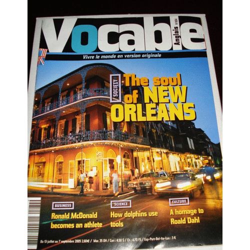 Vocable Anglais  N° 484 : The Soul Of New Orleans