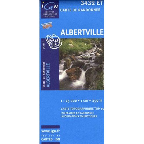 Carte De Randonnée Albertville 3432 Et