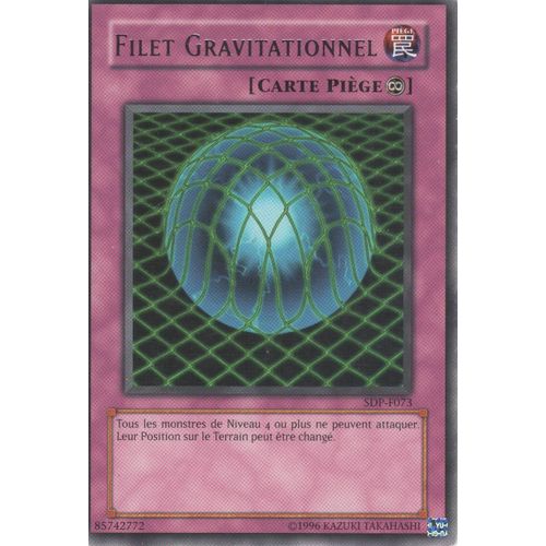 Carte Yu-Gi-Oh! "Filet Gravitationnel" Rare Sdp-F073