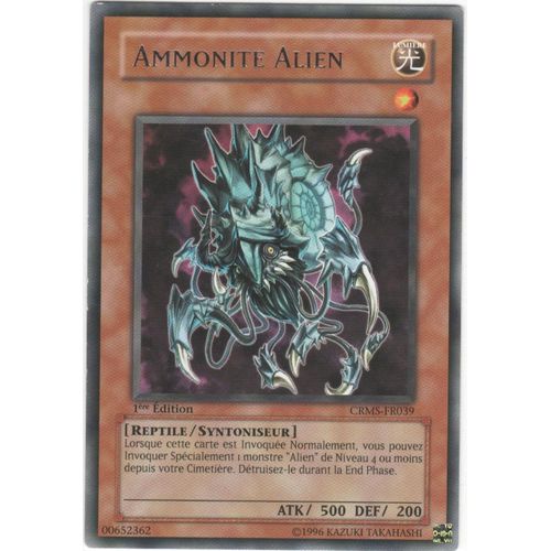 Carte Yu-Gi-Oh! "Ammonite Alien" Rare Crms-Fr039