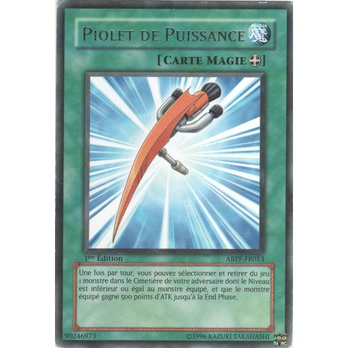 Carte Yu-Gi-Oh! "Piolet De Puissance" Rare Abpf-Fr053