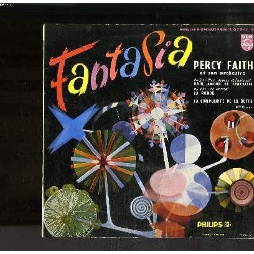 Disque Vinyle 33t Petit Format / Fantasia / Du Film Pain Amour Et Fantaisie / La Ronde / Coquelicots Polka / La Complainte De La Butte / La Petite Martiniquaise