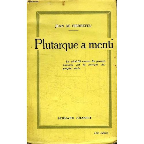 Plutarque A Menti.
