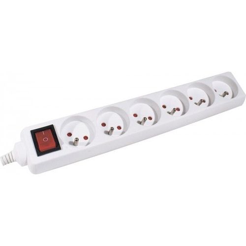 Dexlan Multi-prises electrique - 6 prises inter 1.50m