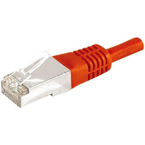 DEXLAN CORDON PATCH RJ45 FTP CAT 6a Rouge - 25 m