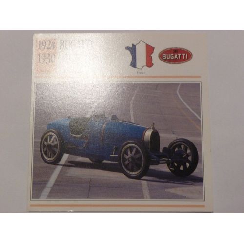 Fiche Automobile / Voiture Bugatti Type 35
