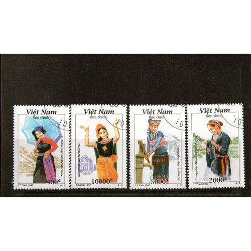 Timbres  Des Costumes Des Ethnies Du  Vietnam