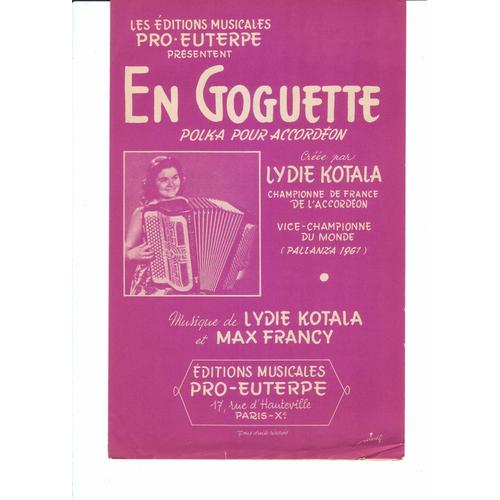 En Goguette, Polka Pour Accordéon