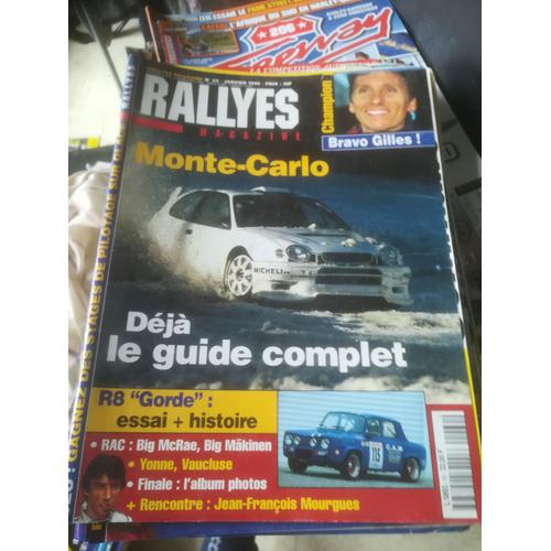 Rallyes Magazine 60 De 1998 Rac,Var,Renault 8 Gordini,Yonne,Uae,Mourgues