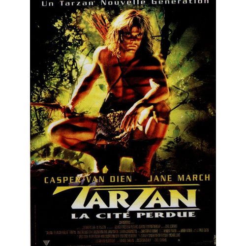 Tarzan Et La Cité Perdue (Tarzan And The Lost City) - Véritable Affiche De Cinéma - Format 40x60 Cm - De Carl Schenkel Avec Casper Van Dien, Jane March - Année 1998