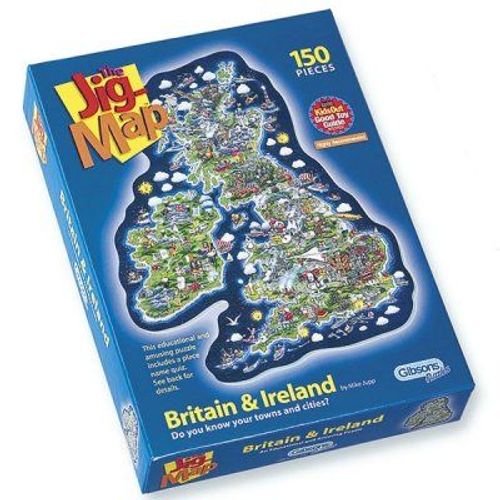 Puzzle 150 Pièces Extra Larges - La Grande Bretagne Et L'irlande