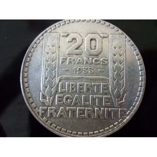Piéce De 20 Francs De 1933