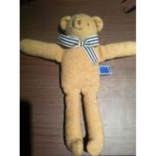 Doudou Ours Trousselier Avec Son Noeud Marin