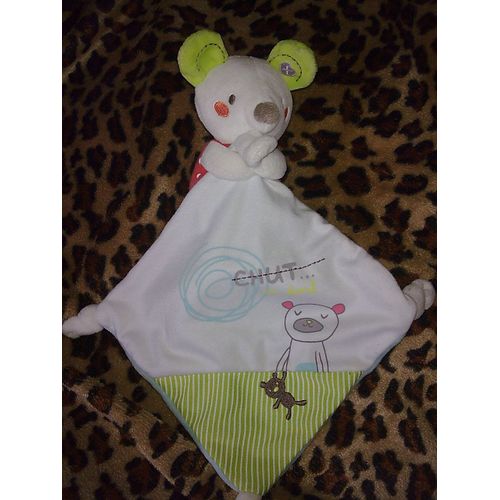 Pommette Souris Chut Ours Mouchoir Pois