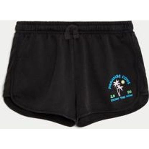 Short De Sport 100 % Coton (Du 6 Au 16 Ans) - Multicolore