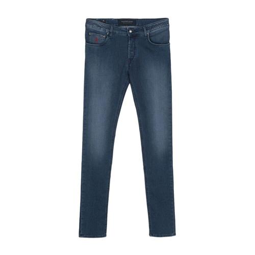 Hand Picked - Jeans > Slim-Fit Jeans - Blue