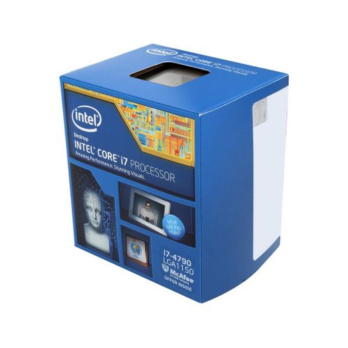 Intel Core i7-4790 - Core i7 4e generation Haswell Quad-Core 3,6 GHz LGA 1150 84 W Intel HD Graphics 4600 Processeur d'ordinateur de bureau