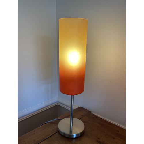 Lampe De Table Eglo,Rouge,Orange Vintage 80 S