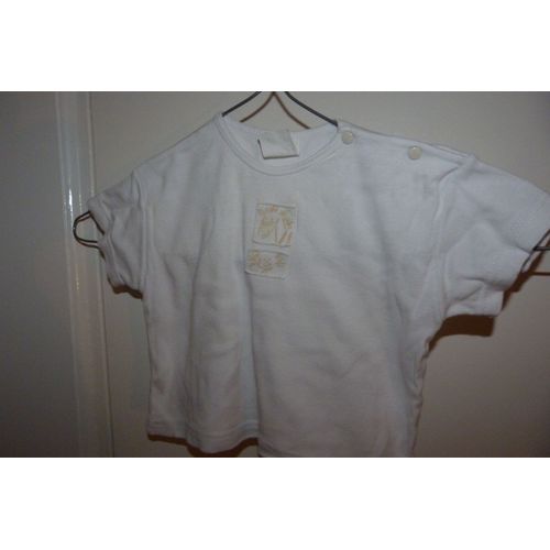 T-Shirt Blanc 3 Mois