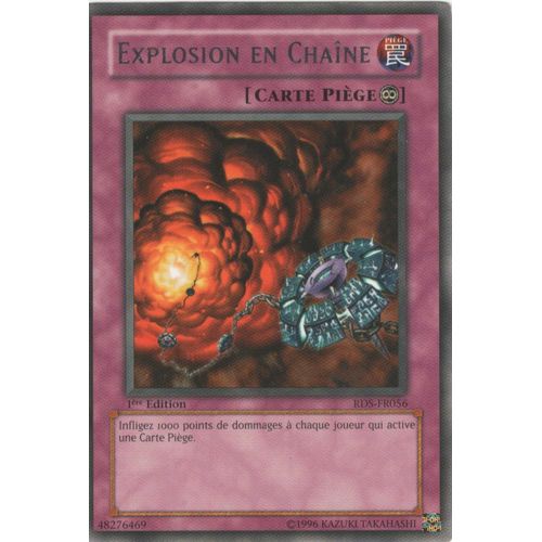 Carte Yu-Gi-Oh! "Explosion En Chaîne" Rare Rds-Fr056