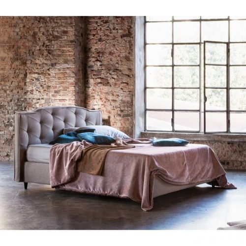 Lit Coffre Volana Couchage 140x190 Cm Joint Beige