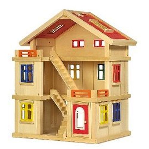 Maison Poupée En Bois Grande Taille