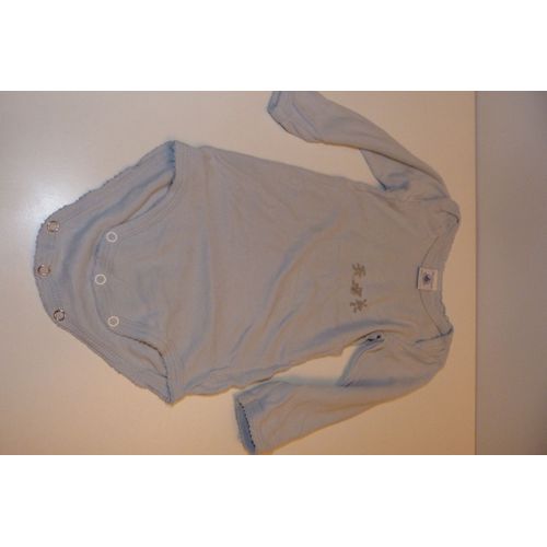 Body Petit Bateau Manches Longues 12 Mois