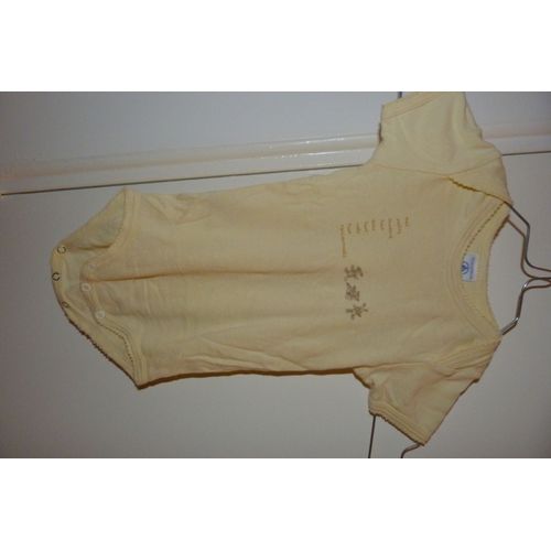 Body Petit Bateau Manches Courtes 1 An