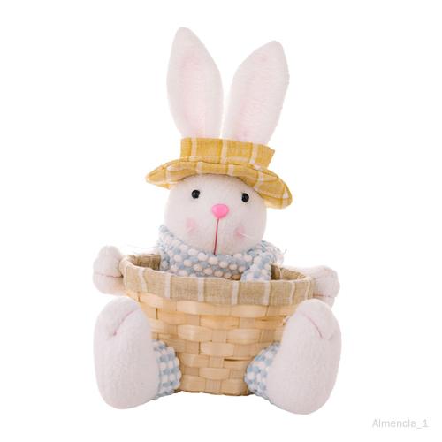 Panier tissé lapin de pâques, rangement de jouets, décoration de la maison mâle