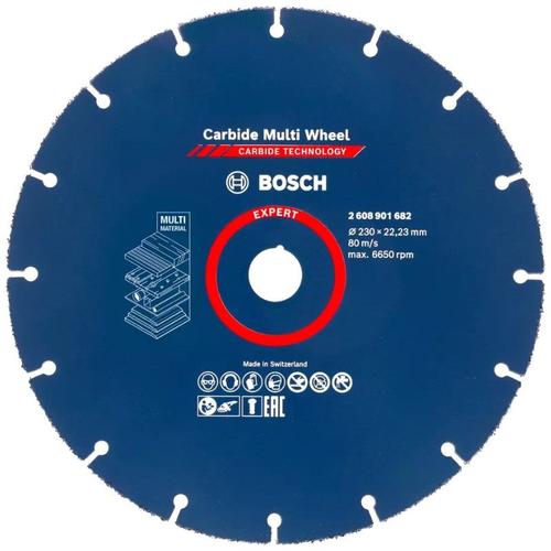 BOSCH EXPERT Disque Carbide Multiwheel 230x22.23 - 2608901682 - 230 mm - x 1 - 22,23 mm