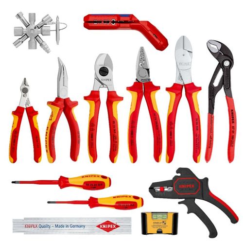 KNIPEX Assortiment de 13 outils - Électricité - 1000V - 00 20 90 V02